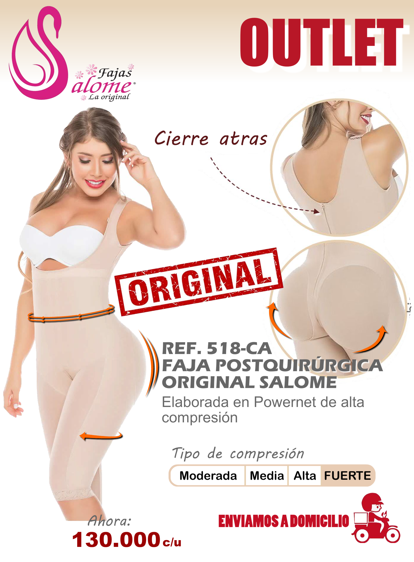 faja posquirurgica original salome