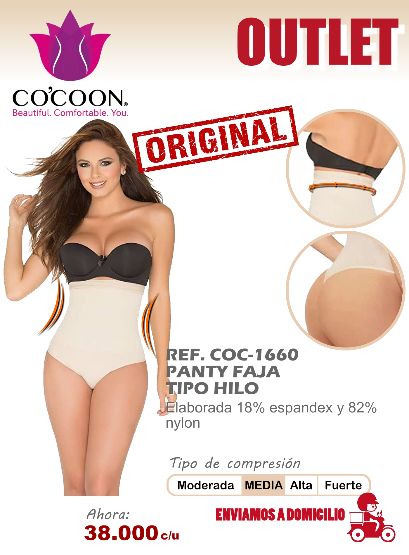 panty faja tipo hilo original cocoon